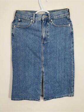 Everlane The Denim Midi Skirt 25R